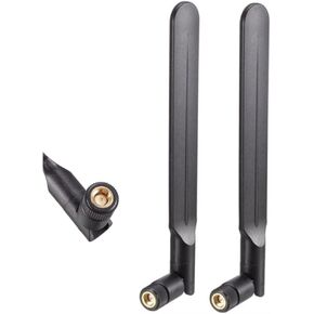2-pack 4g lte هوائي 10dbi sma ذكر （الهوائي الخلوي الداخلي للدسم الداخلي لـ 4G LTE Wireless CPE النقطة الساخنة للبوابة الخلوية IOT Router Trail Camera Camera Camera Outdoor Ardoor Camera