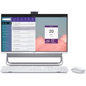 Dell Inspiron 5490-24 Inch All in One 1080p FHD, Intel Core i5, 8GB RAM, 512GB Solid State Drive, Windows 10 Home (Latest Model) - Silver and White