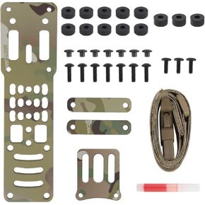 Tactical Sinking Holster Leg Hanging Extension Plate Adjustable Metal Modular Holster Adaptor Leg Drop Organizer