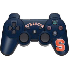 Skinit Decal Gaming Skin Compatible with PS3 Dual Shock Wireless Controller - Officially Licensed College Syracuse S Blue Design