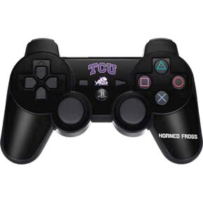 Skinit Decal Gaming Skin Compatible with PS3 Dual Shock Wireless Controller - Officially Licensed College TCU Horned Frogs Logo Design