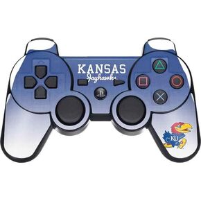 Skinit Decal Gaming Skin Compatible with PS3 Dual Shock Wireless Controller - Officially Licensed College Kansas Jayhawks Design