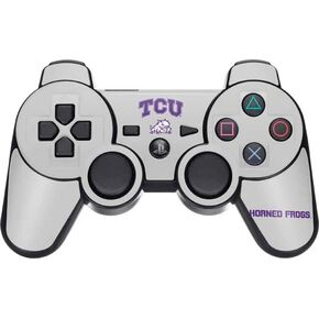 Skinit Decal Gaming Skin Compatible with PS3 Dual Shock Wireless Controller - Officially Licensed College Horned Frogs Logo Print Design