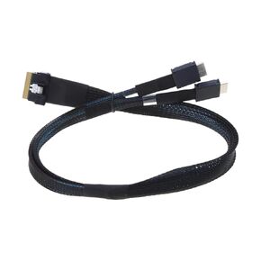 SlimSAS SFF-8654 8X to Oculink SFF-8611 4X 4ix2 Cable 16-24Gbps Efficient Transmission