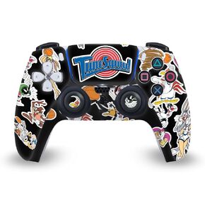 Head Case Designs Officially Licensed Space Jam (1996) Tune Squad Graphics Vinyl Faceplate Sticker Gaming Skin Decal Cover Compatible With Sony PlayStation 5 PS5 DualSense Controller