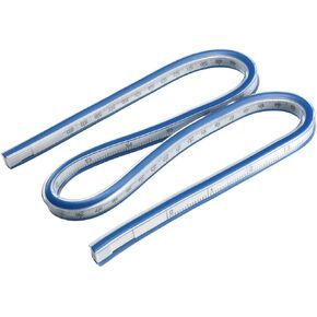 uxcell Flexible Ruler 16 Inch 40cm Curve Ruler for Engineering Drawing, Design Graphics, Garment Design in Saudi Arabia