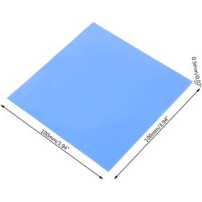 100mmx100mmx0.5mm 1Sheet/100PCS Thermal Pad GPU CPU Heatsink Cooling,Silicon