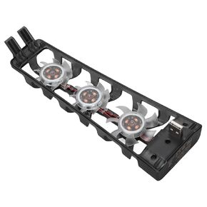 Game Console Cooling Fan, Low Noise Builtin 3 Cooling Fans Compact Console Cooling Fan for Host Optical Drive