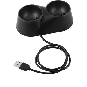 plplaaoo PS 4 VR Charging Dock, PS 4 Controller Charger Fast Dual PS 4 Controller Charging Station, Space Saving USB Dual Charging Dock Station for Game Consoles PS 4 VR Remote Controllers