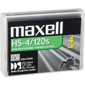 Maxell HS-4/120S 4/8GB Cartridge 4MM F/HS- 4/120S Helical Scan