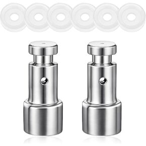 2 PCS Pressure Cooker Parts, Universal Replacement Floater Valve with 6 PCS Silicone Sealer Gaskets Pressure Cooker Accessories for XL, YBD60-100, PPC780, PPC770, PPC790