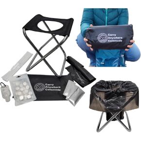 Ultralight Ultra Portable Toilet, Camping, Travel, Hiking, Backpacking, Car, Boat, Potty Training