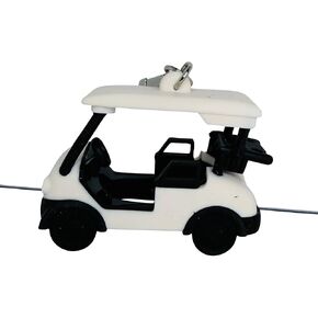 Bath and Body Works White with Black Trim Golf Cart Tee and Pocketbac Hand Sanitzer Holder