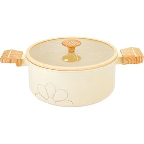 Non-Stick Pan Household Wok Electric Wok Two Ears Ceramic Pot Flat Frying Frying Integrated Pot