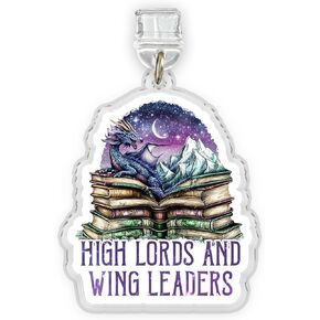 Fourth Wing Dragon Charms For Kindle, Phone Dust Plug 1.5 Inches ACOTAR Bookish Fantasy, Lightning/Type C Dust Plug, Acrylic Material, Accessories DIY Gifts for Coworker Friend Dad Mom
