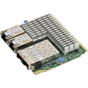 Supermicro AOC-MH25G-M2S2TM SIOM 2+2-Port 25G & 10G, SFP28 & RJ45, Mellanox ConnectX-4 L Add-on Card