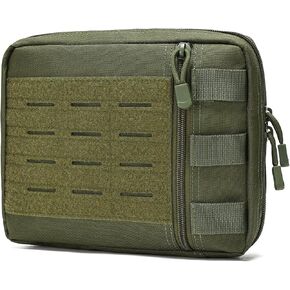 Tactical Molle Admin Pouch Multi-Purpose Laser-Cut Utility Pouch Modular EMT EDC Organizer Tool Pouch Bag