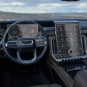 TTCR-II متوافق مع واقي شاشة Yukon 2025 GMC ، لعام 2025 GMC Yukon شاشة عرض الشاشة 16.8 بوصة ومجموعة الأدوات 11 بوصة (NAVI+DASH)