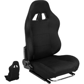 Marada Racing Bracket Seat Simulator Chair with Double Locking Slides Gaming Race Seat Adjustable Fit for Most Driving Sim Cockpit(No Steering Wheel Mount)