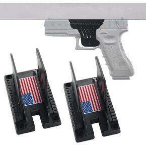 Gun Magnet Mount, Gun Magnet with Trigger Guard Protection, Magnetic Gun Mount for Car, Truck, Desks, Safes, Walls