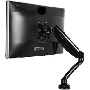 D5 Desktop Gas Spring Full Motion 10"-27" LCD Monitor Holder Computer Arm Mount with 2 USB Port Loading 2-6.5kgs