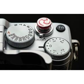 Lensmate Tri-Tadpole Soft Release Button - Red - fits Any Standard Threaded Release - Includes X100VI, X100V, X100F, X100T, Xpro3 & Xpro2, X-T3, X-T2, X-E3, X-E2s, X-E2, X-T30, X-T20
