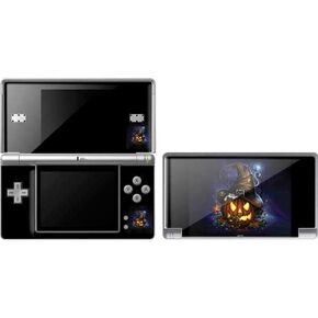 Skinit Decal Gaming Skin Compatible with DS Lite - Originally Designed Halloween Cat and Jack O Lantern Pumpkin by Sarah Richter Design