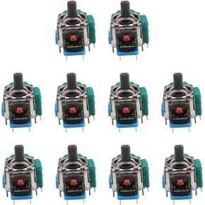 10Pcs Analog Stick Joystick Replacement For PS4 4 Xbox One Controller