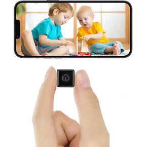 Wireless Indoor 4K Camera Home Security Mini WiFi Cameras Small Outdoor HD Cameras Body Small Outdoor Camara Micro Nanny Cam Pet Dog Tiny Cams Babysitter House Camara Room Cams No Need Wifi Camera