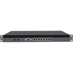 HUNSN Firewall Appliance with SFP28, 1U Network Rackmount, OPNsense, VPN, Router PC, Xeon E5 2640 V4, RN04, 2 x 25GbE, Console, 8 x 2.5GbE LAN, VGA, 0 RAM, 0 Storage, Barebone No System