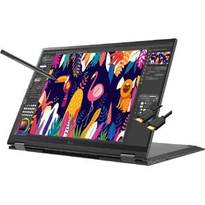 LG Gram 16 2-in-1 Laptop for Creator, Photographer, Designer (16" 2K Touchscreen, Intel 12-Core i7-1260P, 16GB DDR5 RAM, 2TB SSD, Pen), Long Battery Life, Backlit, IST HDMI, Win 11 Home, Black