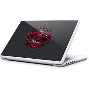 Skinit Decal Laptop Skin Compatible with MacBook 13-inch - Officially Licensed DC Comics Superman Logo Pattern Design