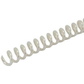 Spiral Binding Coils 7mm x 914mm (9/32 x 36-inch) 4:1 [pk of 100] Color: Pearl (PMS Cool Grey 1 C)