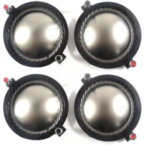 4PCS 8 ohms Diaphragm for AudioPipe APFD-320T-ND-VC, APFT-360T-VC Driver Compatible with PRV RPD3220Ti PRV D3220Ti D3220Ti-ND DE800 Driver