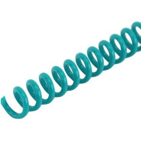 Spiral Binding Coils 7mm x 914mm (9/32 x 36-inch) 4:1 [pk of 100] Color: Light Teal (PMS 321 C)