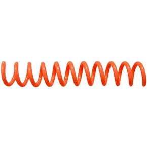 Spiral Binding Coils 7mm x 381mm (9/32 x 15-inch) 4:1 [pk of 100] Legal Size; Color: Tangerine (PMS 804 C)
