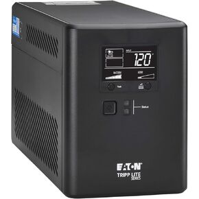 Eaton Tripp Lite Series Cloud-Connected 1500VA UPS Battery Backup & Surge Protector, Remote Management & Monitoring, 1000W, 10 Outlets, LCD Screen, Computer UPS, 3-Year Warranty (SMART1500LCDTXC)