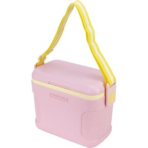 Pinnacle 8.5Qt Mini Cooler – 14 x 7.6 x 10.6In Ice Box with Smart Divider, Locking Lid, Adjustable Shoulder Strap – Insulated Picnic Basket Beach Cooler Bag – 36- Hour Ice Retention – Stylish Colors