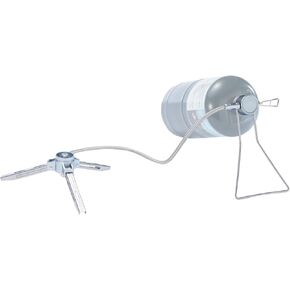Remote Propane to Isobutane canister adapter,1LB Propane Tank Input,EN417 connection Lindal valve Output,Camping Stove Adapter Gas Converter for Outdoor Camping Stove