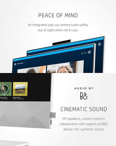 HP All-in-One 27" Touchscreen Desktop Computer - Windows 11 Pro, 27 inch FHD IPS LED Touch Display, Intel 12-Core Ultra 7-155U, Adjustable Height, WiFi 6, HD Webcam, 16 GB DDR5 RAM | 1 TB SSD in Saudi Arabia
