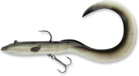 Savage Gear Real EEL Pre-Rigged Fishing Bait, 1 1/3 oz, Blue Back Pearl, Realistic Contours & Movement, Durable Construction, Dual Hook Configuration, Available in 3 Sizes (8"-16") in Kuwait
