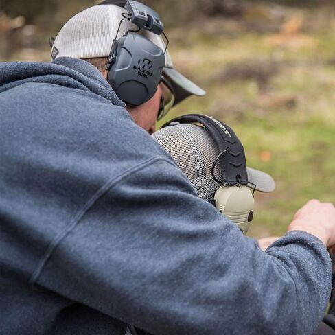 Walker's Razor Slim Electronic Bluetooth Hearing Protection Earmuffs for Outdoor/Indoor Shooting Range with NRR 23dB, Black, 2 Pack in Saudi Arabia