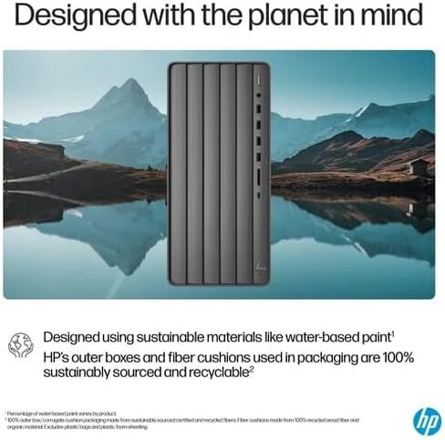 HP Envy Desktop Computer, 14th Gen Intel i7-14700 Up to 5.40 GHz, 64 GB RAM, 1 TB SSD, Intel UHD Graphics 770, Wi-Fi 6, Home & Business PC, Windows 11 Pro & Office Pro Lifetime License in Saudi Arabia