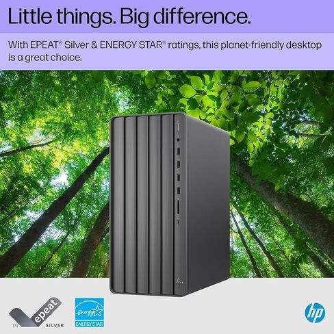 HP Envy Desktop Computer, 14th Gen Intel i7-14700 Up to 5.40 GHz, 64 GB RAM, 1 TB SSD, Intel UHD Graphics 770, Wi-Fi 6, Home & Business PC, Windows 11 Pro & Office Pro Lifetime License in Saudi Arabia