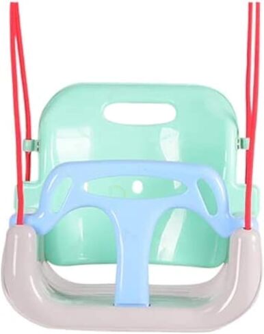 أرجوحة أطفال 3 في 1، مقعد أرجوحة للرضع/الأطفال الصغار، مع حبال قابلة للتعديل، مقعد أرجوحة مريح وآمن رائع لمجموعة الأشجار/الأرجوحة، داخلي، خارجي، ساحة لعب، خلفية (وردي) in Kuwait