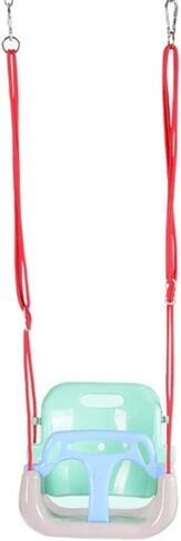 أرجوحة أطفال 3 في 1، مقعد أرجوحة للرضع/الأطفال الصغار، مع حبال قابلة للتعديل، مقعد أرجوحة مريح وآمن رائع لمجموعة الأشجار/الأرجوحة، داخلي، خارجي، ساحة لعب، خلفية (وردي) in Kuwait