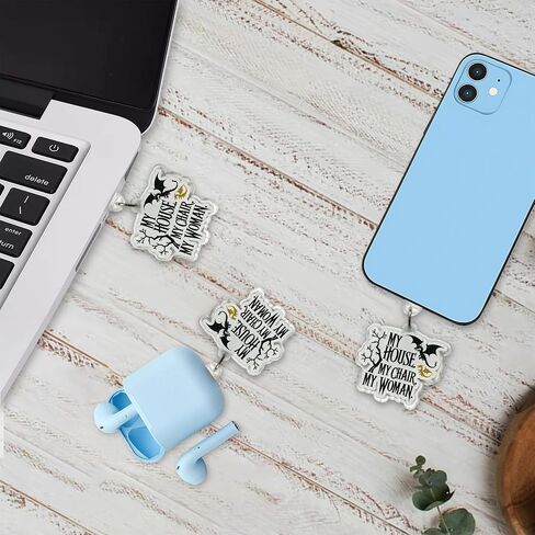 Fourth Wing Dragon Charms For Kindle, Phone Dust Plug 1.5 Inches ACOTAR Bookish Fantasy, Lightning/Type C Dust Plug, Acrylic Material, Accessories DIY Gifts for Coworker Friend Dad Mom in Kuwait