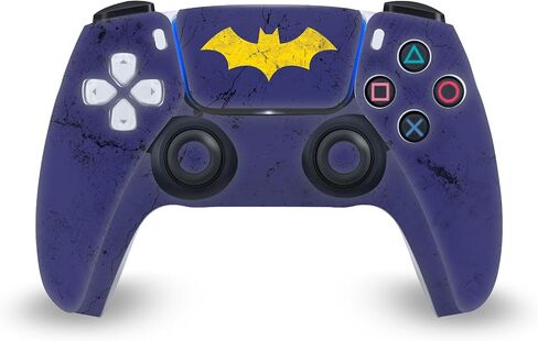 Head Case Designs Officially Licensed Batman DC Comics Hush Logos And Comic Book Vinyl Faceplate Sticker Gaming Skin Decal Cover Compatible With Sony PlayStation 5 PS5 DualSense Controller in Saudi Arabia