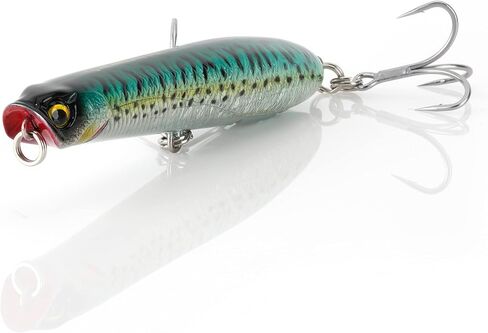 Savage Gear Panic Pencil Popper Fishing Bait, 1 3/4 oz, White Glow, Realistic Contours, Colors & Movement, Stepped Hull Construction, Thru-Wired Design, Triple Split Rings & 4X Hooks, Long Casting in Kuwait