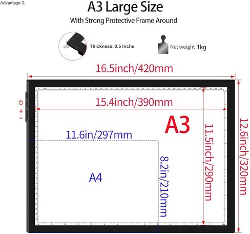 3 الوان مع حامل مقاس A3 من ويلزك in Kuwait